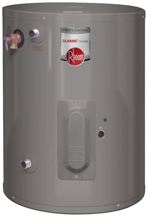 rheem econet water heater schedule